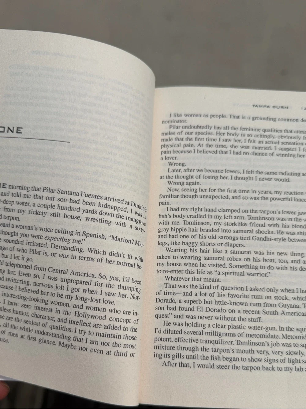 Book Tampa Burn by Randy Wayne White Doc Ford Series Ft Myers